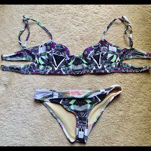 Mara Hoffman Totem Underwire Cami Bikini